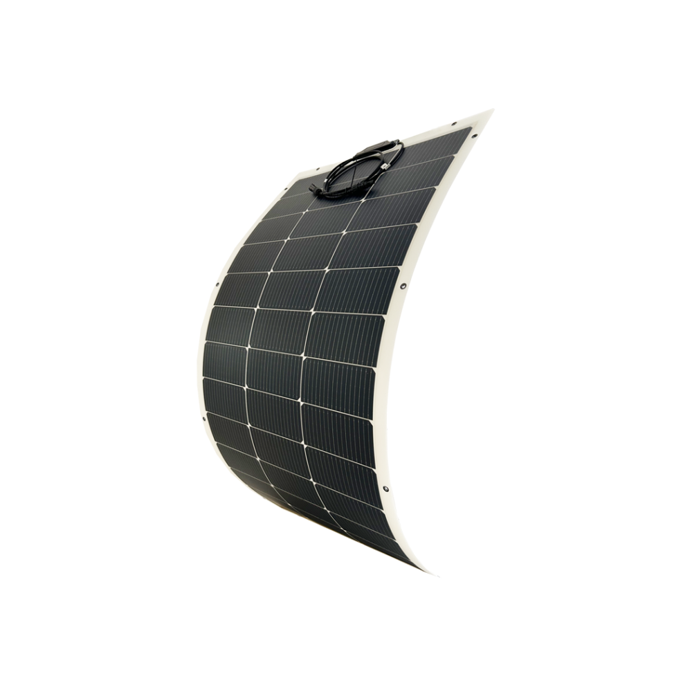 Pannello Solare 150W 12V Semi-Flessibile 128x60cm Modulo Fotovoltaico 1294x610x2mm