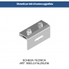 AISI 304 9583-2-FALZKLEMME Hook for Crimped Sheet Metal