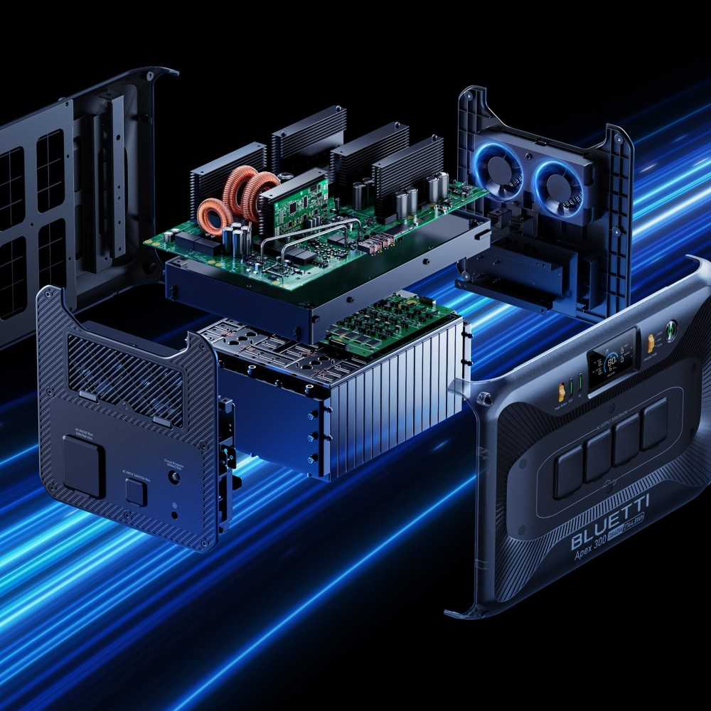 BLUETTI Apex 300 Power Station Versatile 3.840W 2.764,8Wh