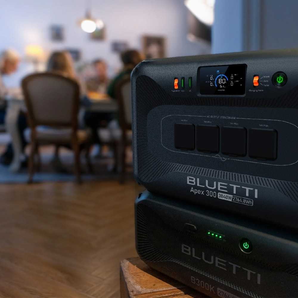 BLUETTI Apex 300 Power Station Versatile 3.840W 2.764,8Wh