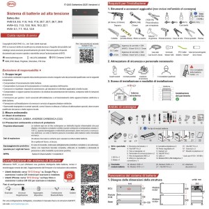 BYD Battery-Box HVS+ 7.7 7.68kWh Box 3 Batterie al litio con BMS