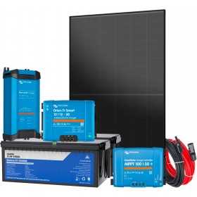 12V 450W All-in-One 5120Wh Storage G2 Photovoltaic Kit to power Camper Boat
