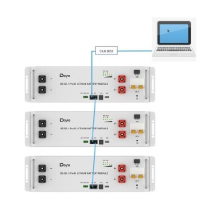 Sistema accumulo 30.72 kWh DEYE: batteria litio LiFePO4 + inverter 6kW