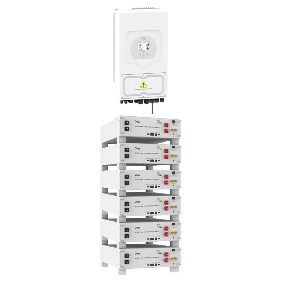 DEYE Storage system 30.72kWh Inverter 6kW SG05LP1 + 6 SE-G5.1 Pro-B
