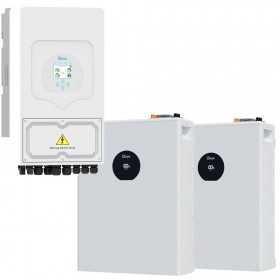 DEYE Sistema di accumulo 10.24kWh Inverter 6kW SG05LP1 + 2 SE-F5-Pro-C
