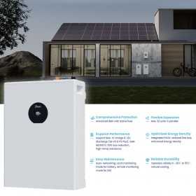 DEYE Sistema di accumulo 20.48kWh Inverter 6kW SG05LP1 + 4 SE-F5-Pro-C