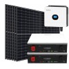 Kit fotovoltaico Off Grid 6000-5400W Growatt Dyness accumulo 10.24kWh Baita Casa Kit anti Lockdown Energetico
