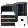 Kit fotovoltaico Off Grid 6000-8100W Growatt Dyness accumulo 15.36kWh Baita Casa Kit anti Lockdown Energetico