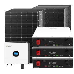 Growatt Dyness 6000-8100W Off Grid Photovoltaic Kit with 15.36kWh Storage for Home Cabin Anti-Lockdown Energy Kit