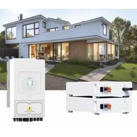 DEYE SE-F5-PRO 6000-9000W Off Grid Photovoltaic Kit with 10.24kWh Storage Home Cabin Energy Lockdown Prevention Kit