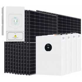 Kit fotovoltaico Off Grid 6000-9000W DEYE SE-F5-PRO accumulo 20.48kWh Baita Casa Kit Anti Lockdown Energetico
