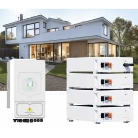 Kit fotovoltaico Off Grid 6000-9000W DEYE SE-F5-PRO accumulo 20.48kWh Baita Casa Kit Anti Lockdown Energetico