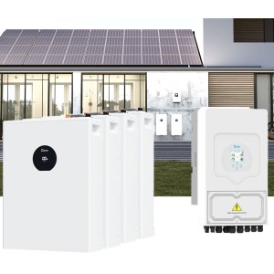 DEYE SE-F5-PRO 6000-9000W Off Grid Photovoltaic Kit with 20.48kWh Storage Home Cabin Energy Lockdown Prevention Kit