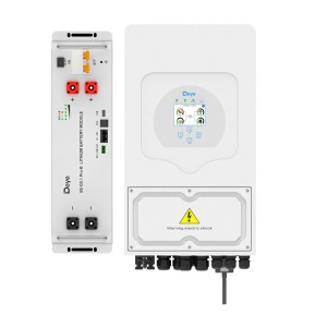 Kit fotovoltaico ibrido monofase 6kW con accumulo 10,24 kWh Deye