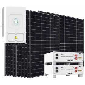 Kit fotovoltaico Off Grid 6000-9000W DEYE PRO accumulo 10.24kWh Baita Casa Kit anti Lockdown Energetico