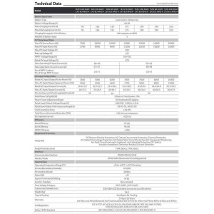 Kit fotovoltaico ibrido monofase 6kW con accumulo 10,24 kWh Deye