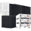DEYE PRO 6000-9000W Off Grid Photovoltaic Kit with 15.36kWh Storage Home Cabin Energy Lockdown Prevention Kit