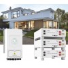 Kit fotovoltaico Off Grid 6000-9000W DEYE PRO accumulo 15.36kWh Baita Casa Kit anti Lockdown Energetico